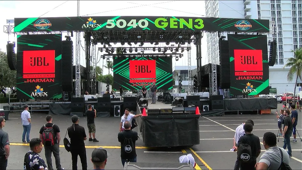 Mobile Stage Conference 2023 — APEX 5040 GEN3 showcase